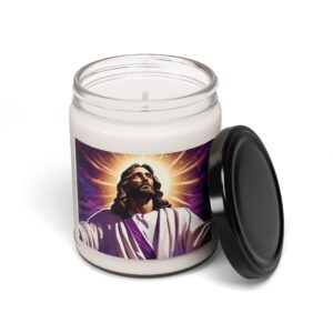 Jesus Soy Candle – Apple Harvest Scent | FaithScript Studio Scented Soy Candle, 9oz