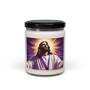 Jesus Soy Candle – Apple Harvest Scent | FaithScript Studio Scented Soy Candle, 9oz