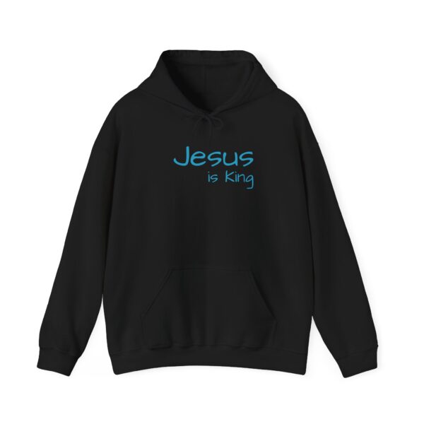 "Jesus is King" Unisex Hoodie Heavy Blend - Available in 3 Colors and Multiple Sizes - Image 7