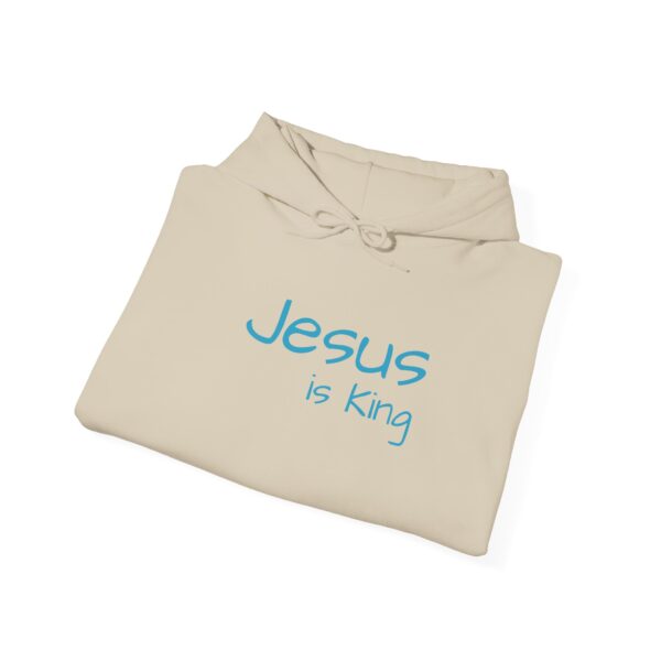 "Jesus is King" Unisex Hoodie Heavy Blend - Available in 3 Colors and Multiple Sizes - Image 15