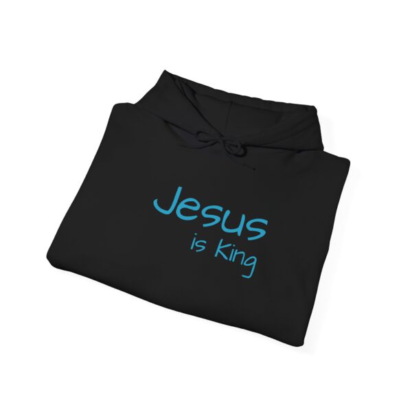 "Jesus is King" Unisex Hoodie Heavy Blend - Available in 3 Colors and Multiple Sizes - Image 10