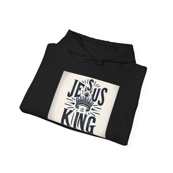 Jesus Is King Unisex Heavy Blend Hoodie - Cozy, Stylish, and Faith-Inspired Apparel - Image 14