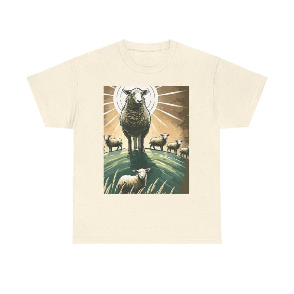 Never Lost, Finding Hope in the Lost Sheep Parable Unisex Heavy Cotton Tee - Image 22