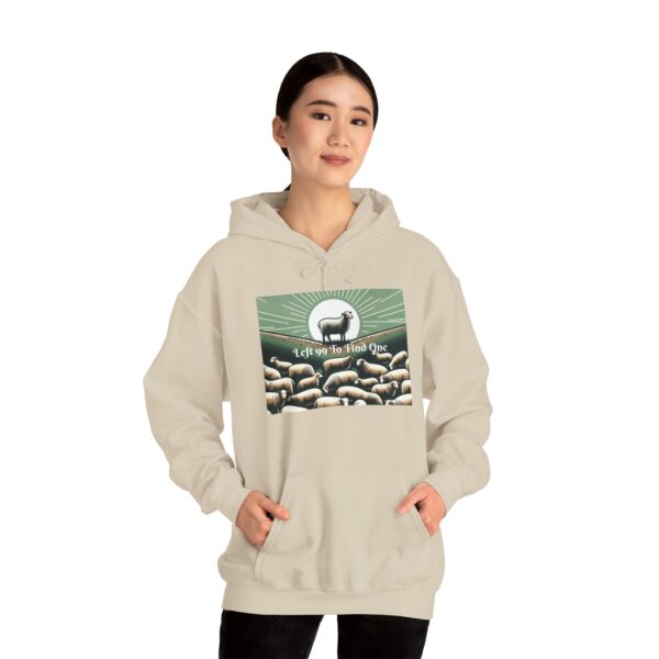 The Lost Sheep Unisex Hoodie – A Parable of God's Unfailing Love | Heavy Blend Hooded Sweatshirt - Image 5