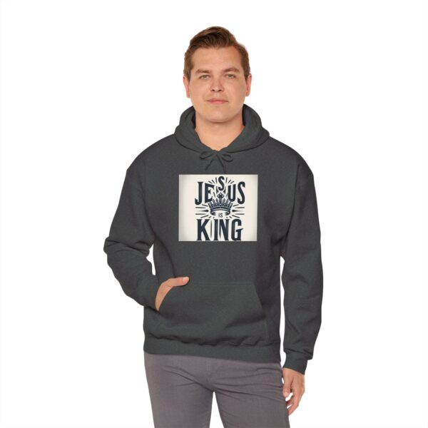 Jesus Is King Unisex Heavy Blend Hoodie - Cozy, Stylish, and Faith-Inspired Apparel - Image 19