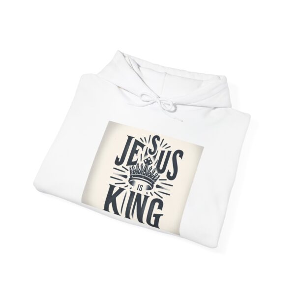 Jesus Is King Unisex Heavy Blend Hoodie - Cozy, Stylish, and Faith-Inspired Apparel - Image 9