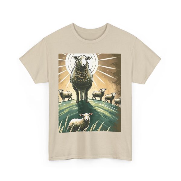 Never Lost, Finding Hope in the Lost Sheep Parable Unisex Heavy Cotton Tee - Image 19