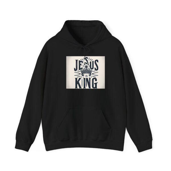 Jesus Is King Unisex Heavy Blend Hoodie - Cozy, Stylish, and Faith-Inspired Apparel - Image 11