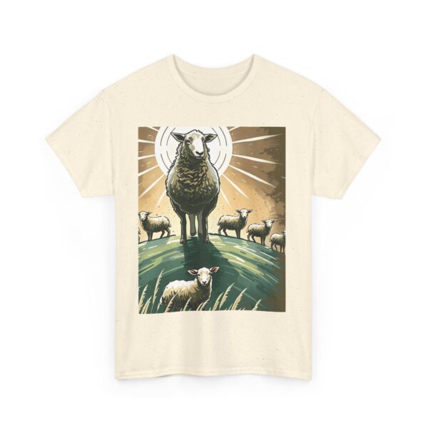 Never Lost, Finding Hope in the Lost Sheep Parable Unisex Heavy Cotton Tee - Image 24