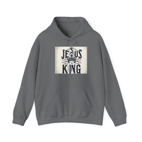 Jesus Is King Unisex Heavy Blend Hoodie - Cozy, Stylish, and Faith-Inspired Apparel