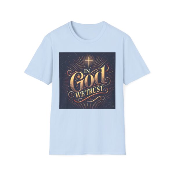 In God We Trust Christian T-Shirt – Unisex Soft-Style Tee, Faith-Based Apparel, Multiple Colors - Image 2