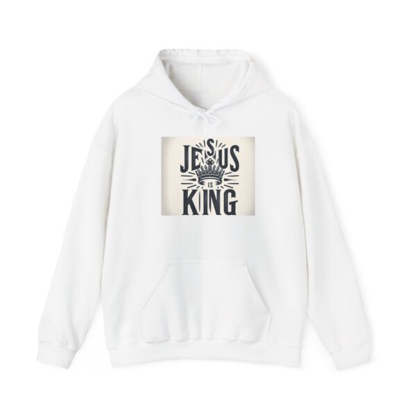 Jesus Is King Unisex Heavy Blend Hoodie - Cozy, Stylish, and Faith-Inspired Apparel - Image 6