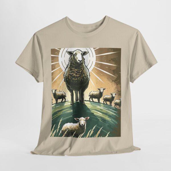 Never Lost, Finding Hope in the Lost Sheep Parable Unisex Heavy Cotton Tee - Image 21