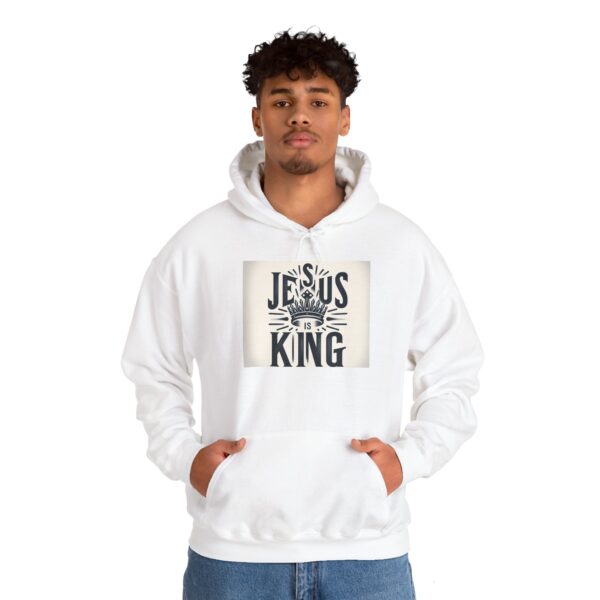 Jesus Is King Unisex Heavy Blend Hoodie - Cozy, Stylish, and Faith-Inspired Apparel - Image 10