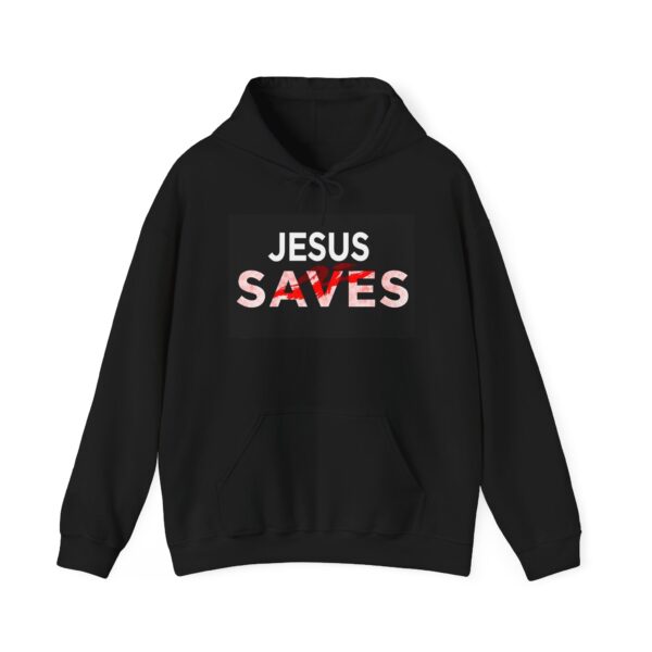 Jesus Saves Unisex Hoodie - Faith-Inspired Christian Apparel with Powerful Message