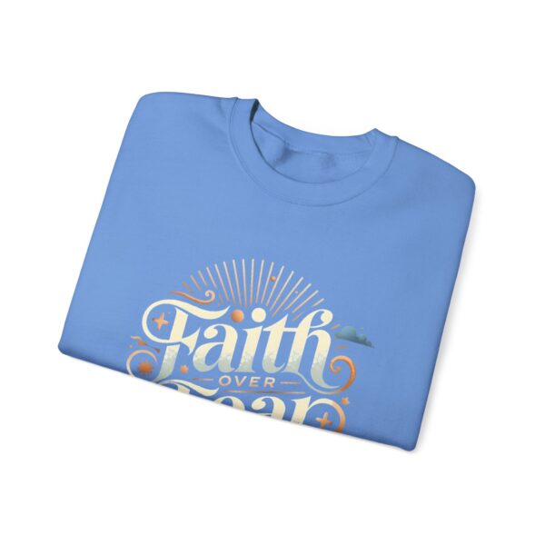 Faith Over Fear Crewneck Sweatshirt – Unisex Christian Apparel for Comfort and Style - Image 11