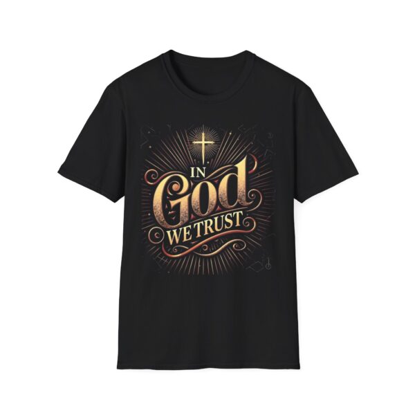 In God We Trust Christian T-Shirt – Unisex Soft-Style Tee, Faith-Based Apparel, Multiple Colors - Image 5
