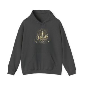 John 3:16 Unisex Christian Hoodie – Faith-Based Heavy Blend™ Sweatshirt for Believers