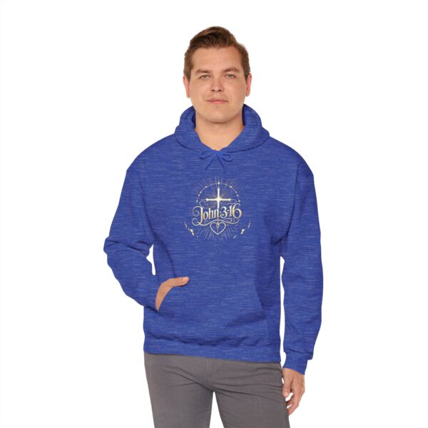 John 3:16 Unisex Christian Hoodie – Faith-Based Heavy Blend™ Sweatshirt for Believers - Image 15