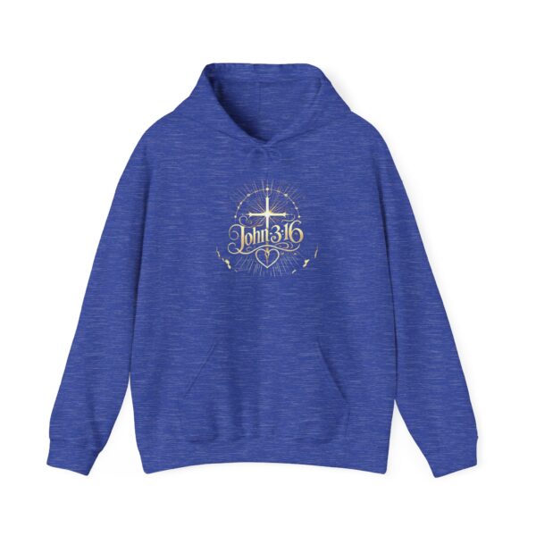 John 3:16 Unisex Christian Hoodie – Faith-Based Heavy Blend™ Sweatshirt for Believers - Image 11